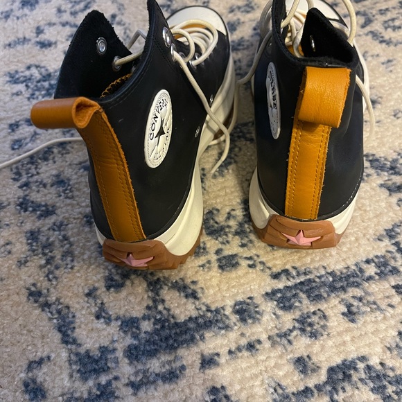 Black platform leather converse - Run star hike - Picture 6 of 11